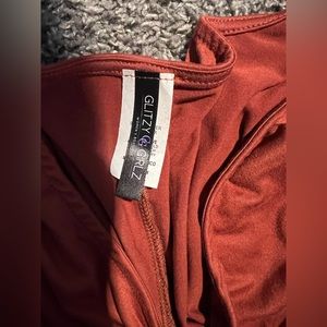 Glitzy girl dress with pockets